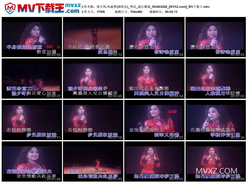 徐小凤-风流梦(演唱会)_粤语_流行歌曲_MA403228